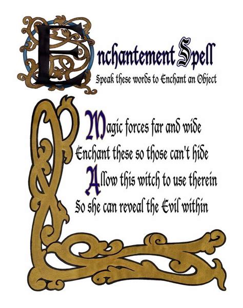 Enchantment spell book